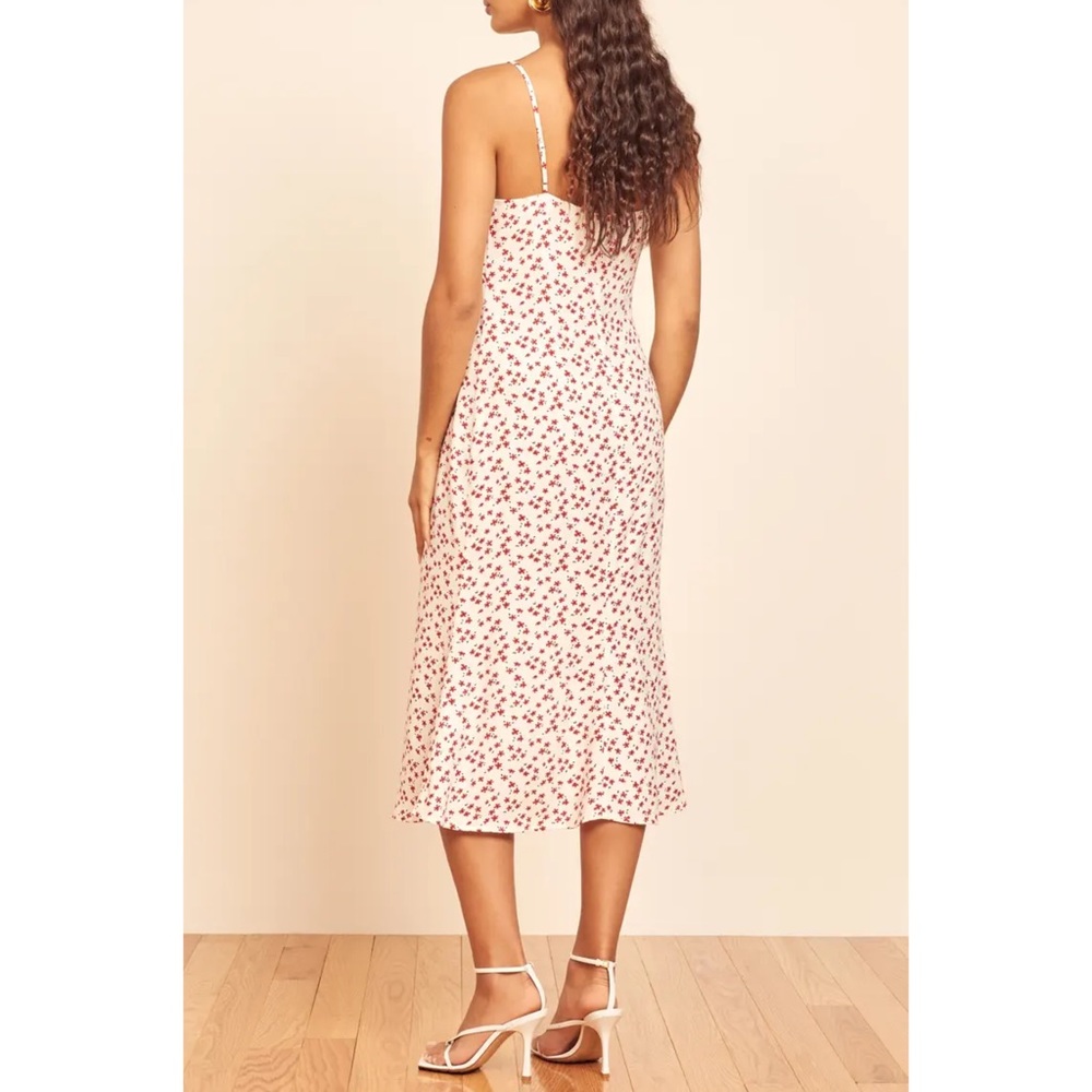 REFORMATION Boston Midi Slipdress in Sophia - Picture 3 of 11